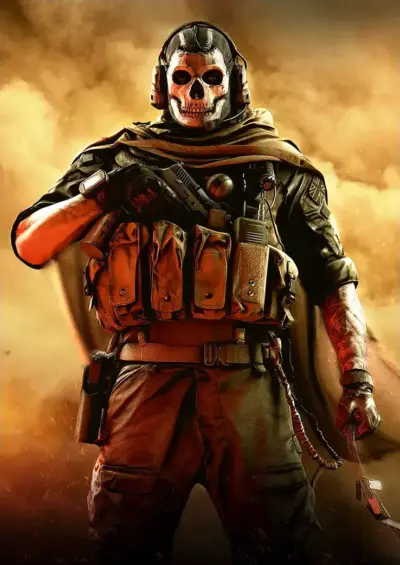 متال پوستر بازی Call Of Duty - کالاف دیوتی شخصیت گوست کد N209