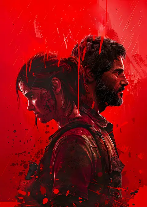 01_PDP_01_Web متال پوستر بازی The Last Of Us کد N219 اورلوم