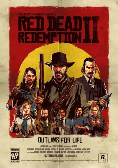 متال پوستر بازی Red Dead Redemption – رد دد ردمپشن کد N603 اورلوم