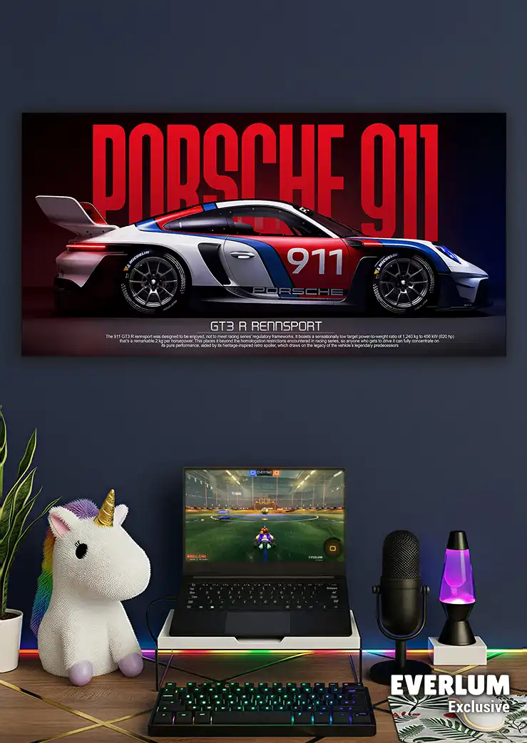 Website_Wide_PLP_Horizontal_v3 متال پوستر ماشین پورشه کد N214 اورلوم