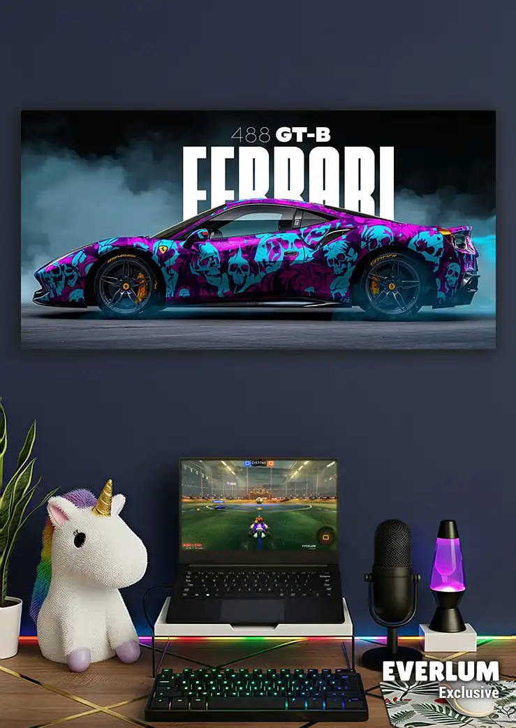 Website_Wide_PLP_Horizontal_v3 متال پوستر ماشین Ferrari کد N217 اورلوم
