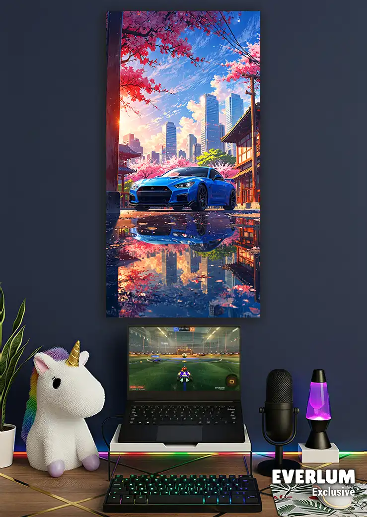 Website_Wide_PLP_Vertical_v3 متال پوستر ماشین نیسان GTR کد N218 اورلوم