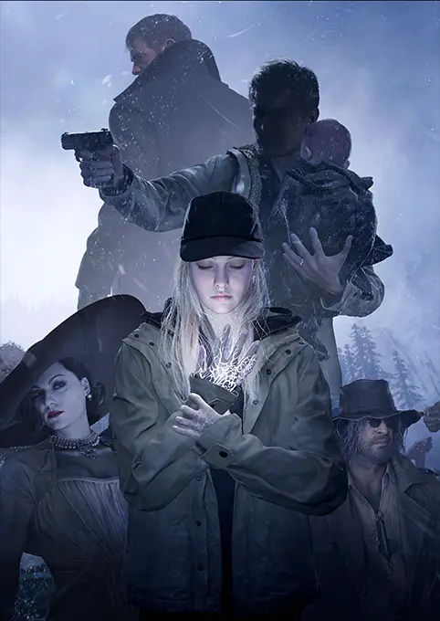 01_PLP_v3_Vertical متال پوستر بازی Resident Evil کد N211 اورلوم