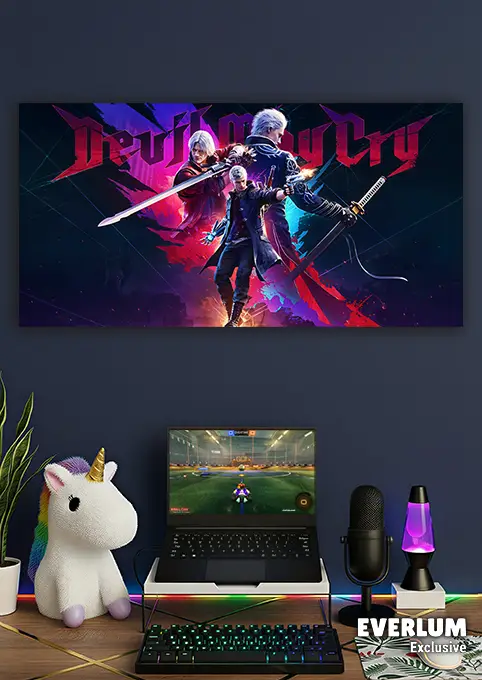 Website_Wide_PLP_Horizontal_v2 متال پوستر بازی Devil May Cry کد N203 اورلوم