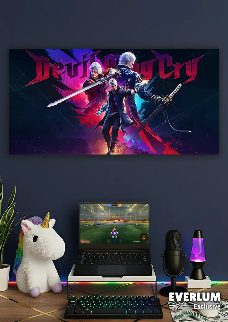 Website_Wide_PLP_Horizontal_v3 متال پوستر بازی Devil May Cry کد N203 اورلوم