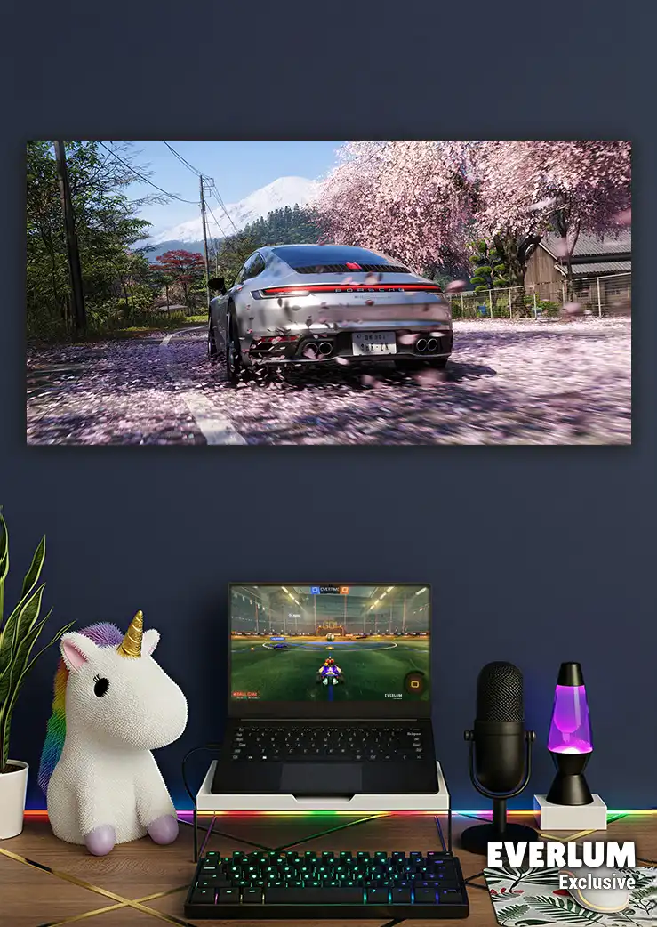 Website_Wide_PLP_Horizontal_v3 متال پوستر ماشین پورشه بازی Forza Horizon کد N220 اورلوم