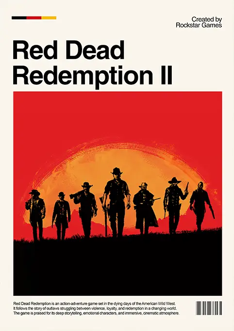 01_PLP_v3_Vertical copy متال پوستر بازی Red Dead Redemption کد N701 اورلوم