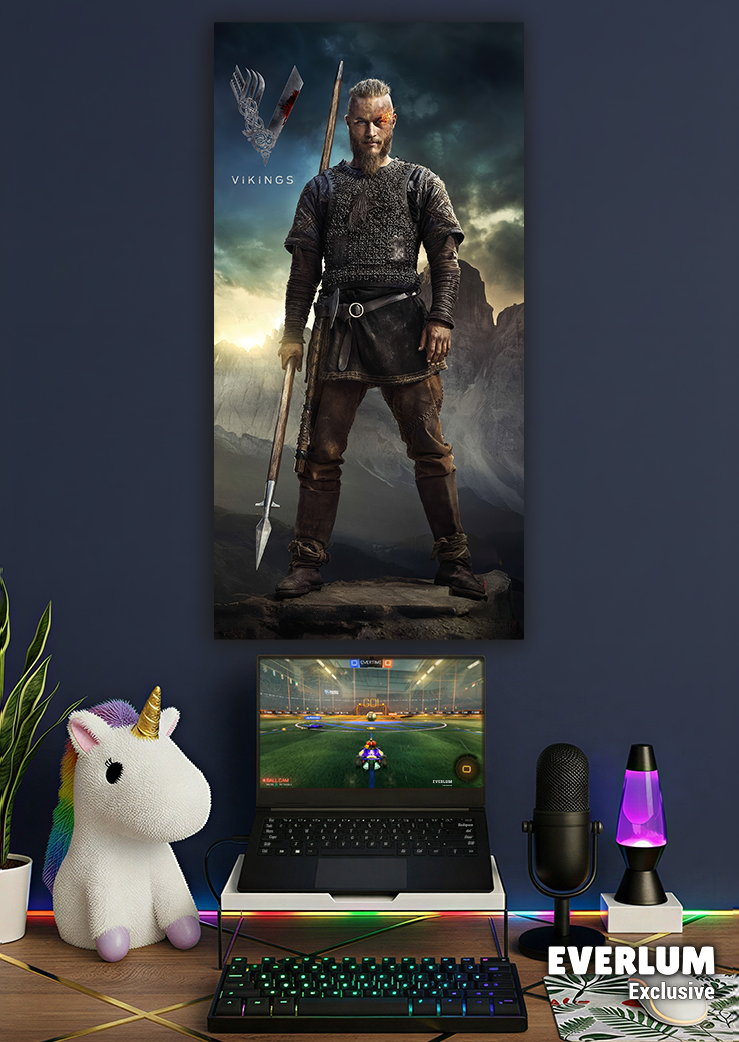 Website_Wide_PLP_Vertical_v3 copy متال پوستر سریال Vikings طرح شخصیت Ragnar کد N701 اورلوم