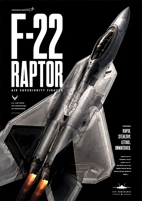 01_PLP_v3_Vertical copy متال پوستر طرح هواپیما F22 کد N701 اورلوم