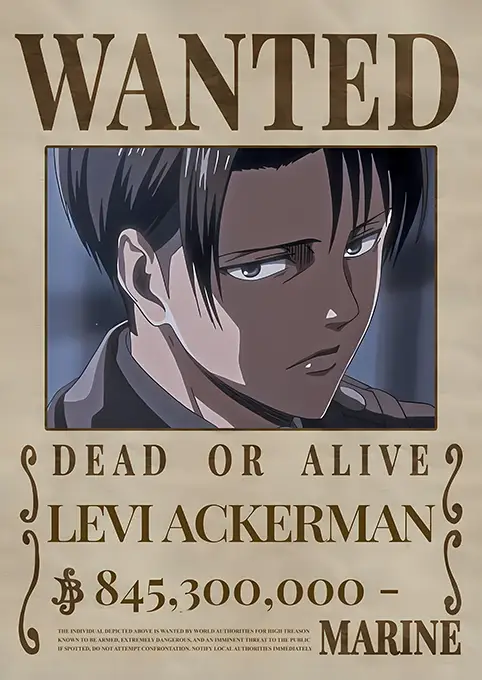 01_PLP_v3_Vertical copy متال پوستر انیمه Attack on Titan طرح شخصیت Levi کد N703 اورلوم