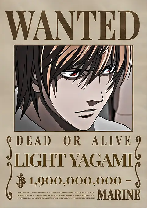 01_PLP_v3_Vertical copy متال پوستر انیمه DeathNote طرح شخصیت Light Yagami کد N701 اورلوم