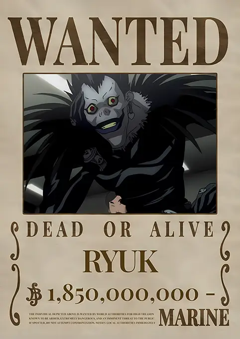 01_PLP_v3_Vertical copy متال پوستر انیمه DeathNote طرح شخصیت Ryuk کد N702 اورلوم