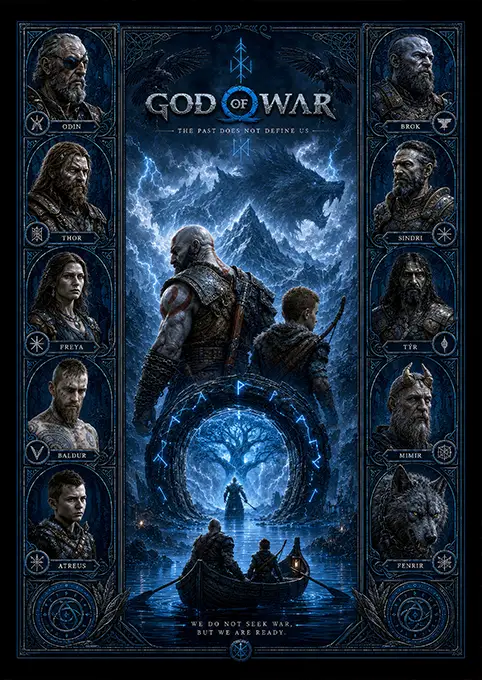 01_PLP_v3_Vertical copy متال پوستر بازی God Of War کد N701 اورلوم