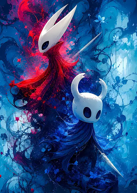 01_PLP_v3_Vertical copy متال پوستر بازی Hollow Knight کد N701 اورلوم