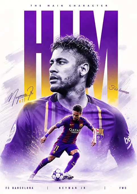 01_PLP_v3_Vertical copy متال پوستر Neymar کد N702 اورلوم