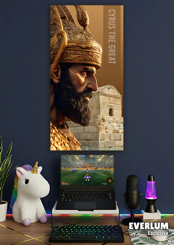 Website_Wide_PLP_Vertical_v3 copy متال پوستر طرح کوروش کبیر کد N702 اورلوم